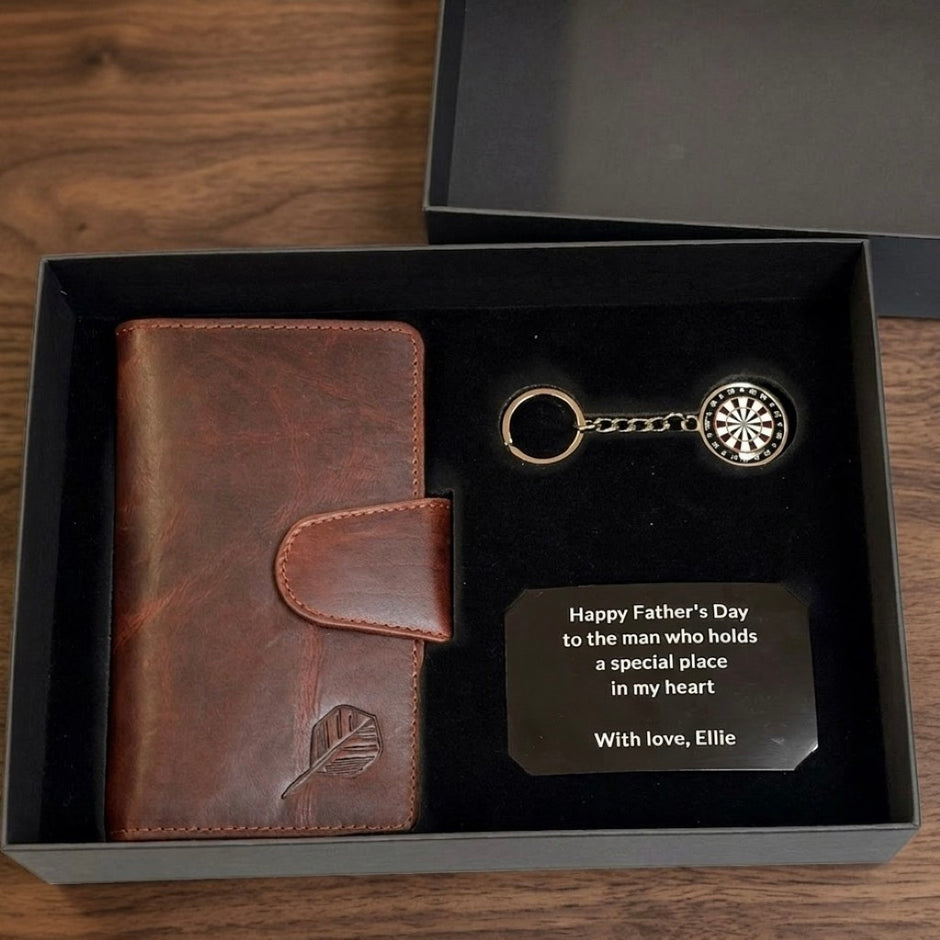 Personalised Darts Gift Set for Men – Unique Darts Gifts for Him, Father’s Day & Birthday Present