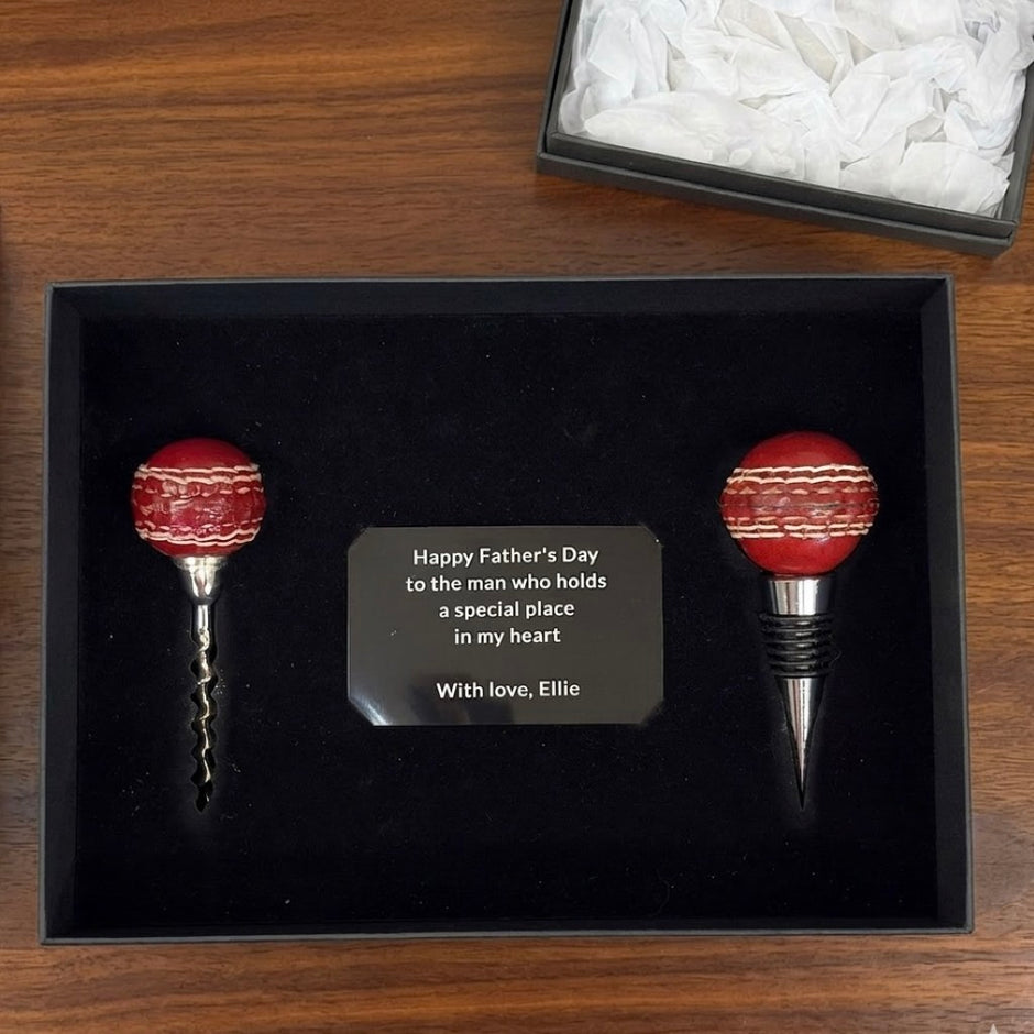 Personalised Cricket Bar Gift Set – Unique Cricket Gifts for Men, Him & Father’s Day