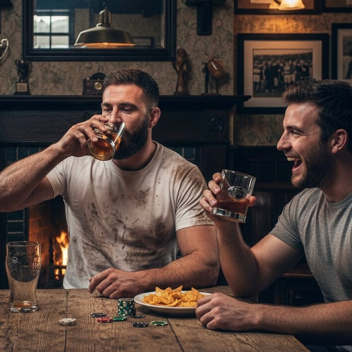 Personalised Rugby Whisky Glass | Unique Rugby Gift UK