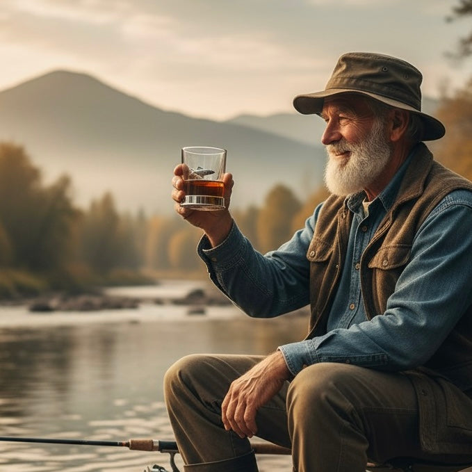 Personalised Fish Whisky Glass | Unique Fishing Gift UK