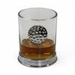 Personalised Golf Whisky Glass | Unique Golf BALL Motif