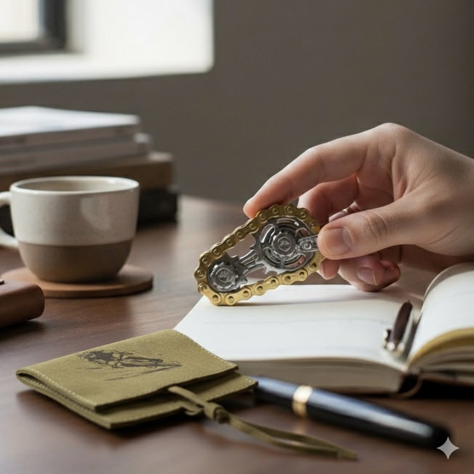 Personalised Cycling Gadget with Calf Leather Pouch | The Perfect Gift for Cyclists