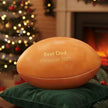 Personalised Vintage Tan Leather Rugby Ball