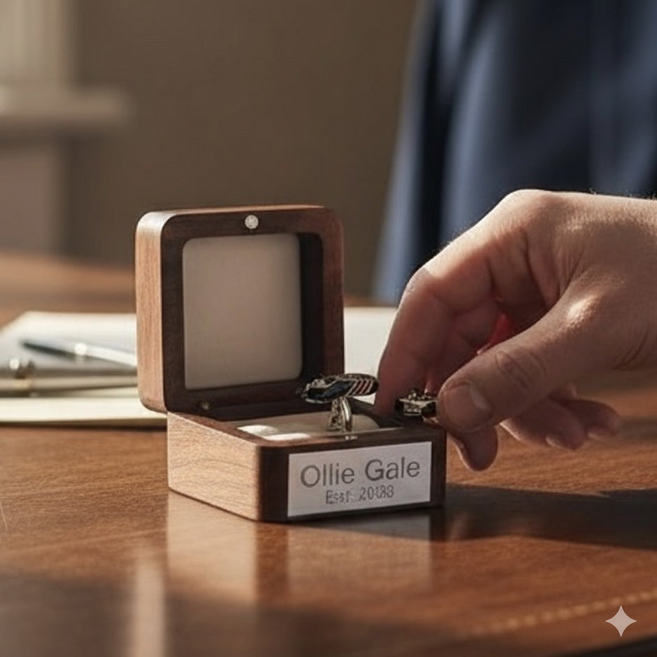 Personalised Football Boot Cufflinks