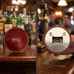 Personalised Half Cricket Ball Bottle Opener - Monogrammed Leather Cricket Gift