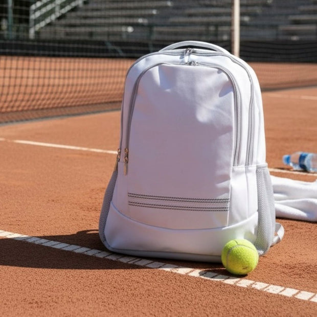 Tennis White Rucksack
