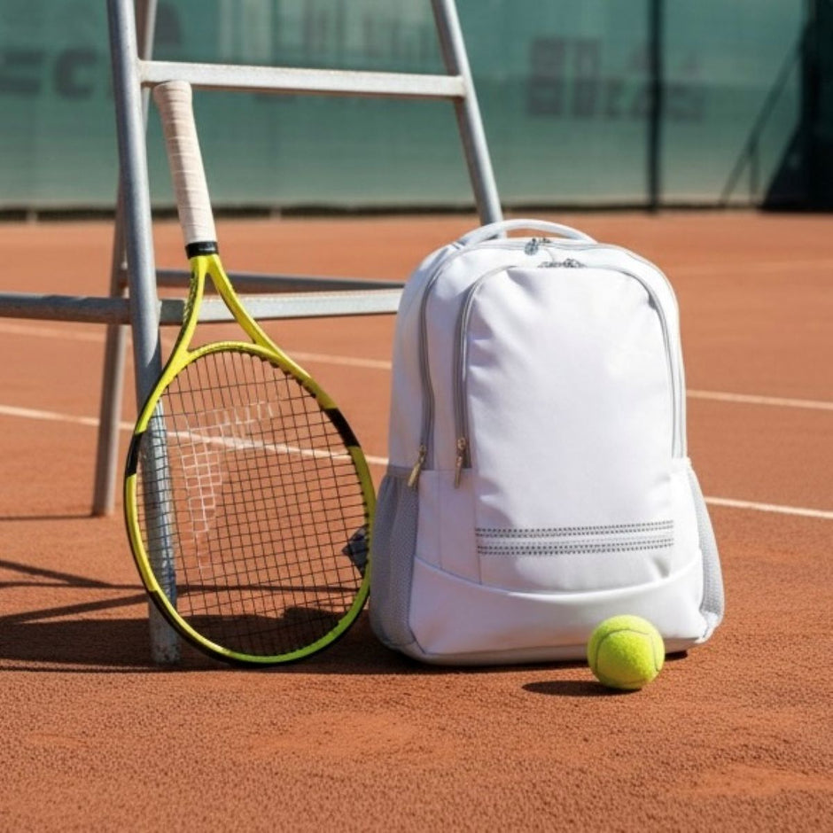 Tennis White Rucksack