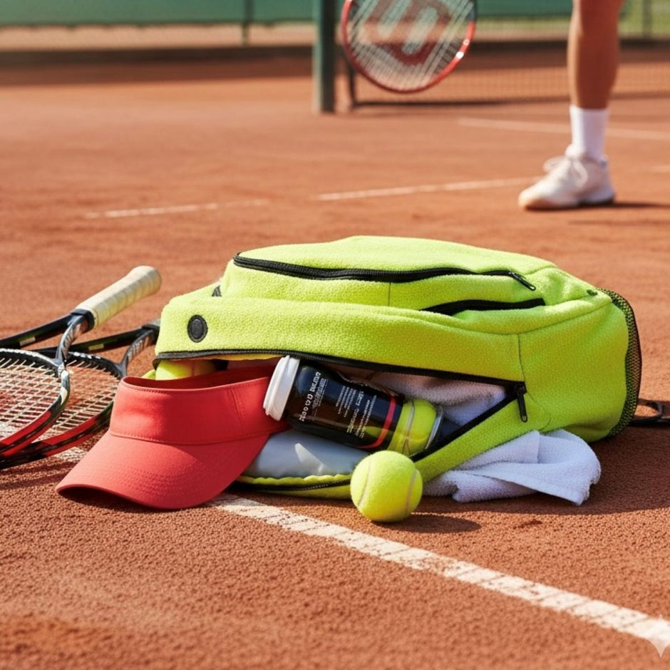 Tennis Rucksack Made From Tennis Ball Material