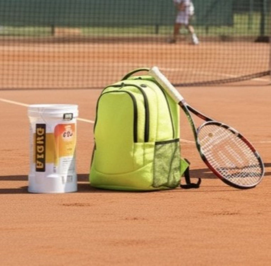 Tennis Rucksack Made From Tennis Ball Material