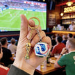 Personalised World Cup Football And Trophy Keychain