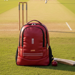 Personalised England Cricket Red Rucksack
