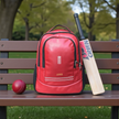 Personalised England Cricket Red Rucksack