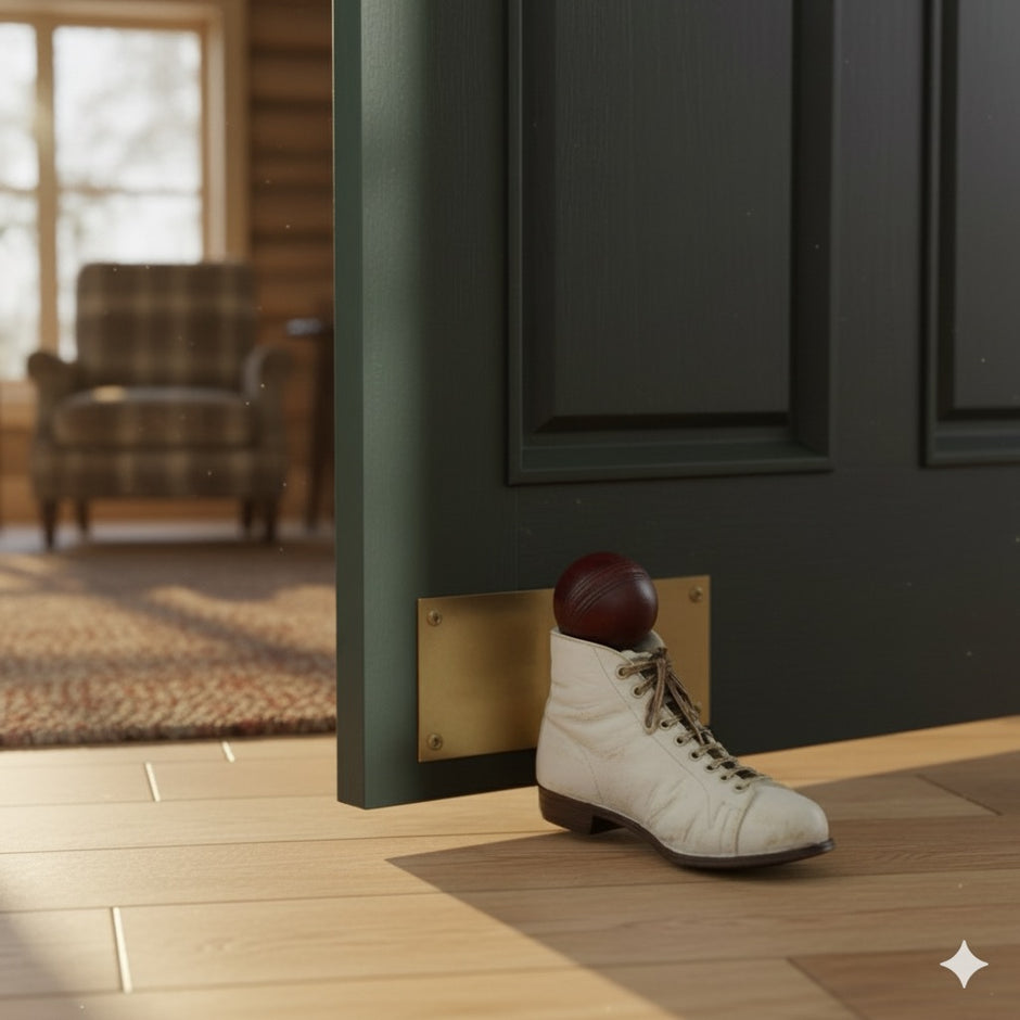 Antique Cricket Boot Ornament/Doorstop