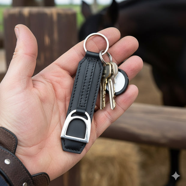 Personalised Equestrian Stirrup Keyring