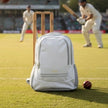Personalised Cricket White Rucksack