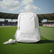 Personalised Cricket White Rucksack