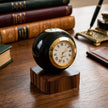 Pool 8 Ball Clock With Personalised Wood Plinth