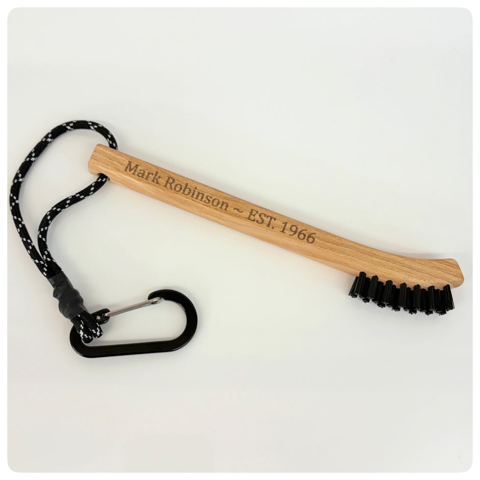 Personalised Sports Boot And Shoe Brush