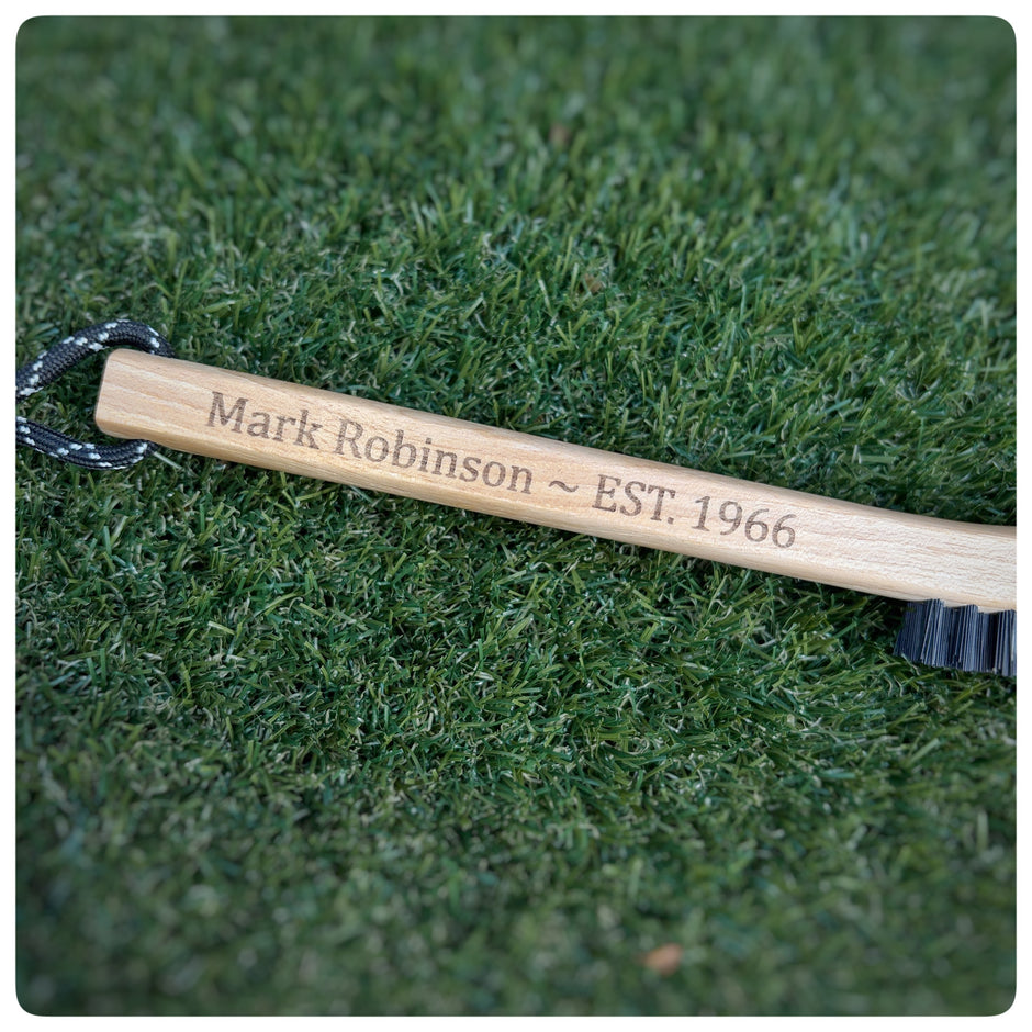 Personalised Sports Boot And Shoe Brush