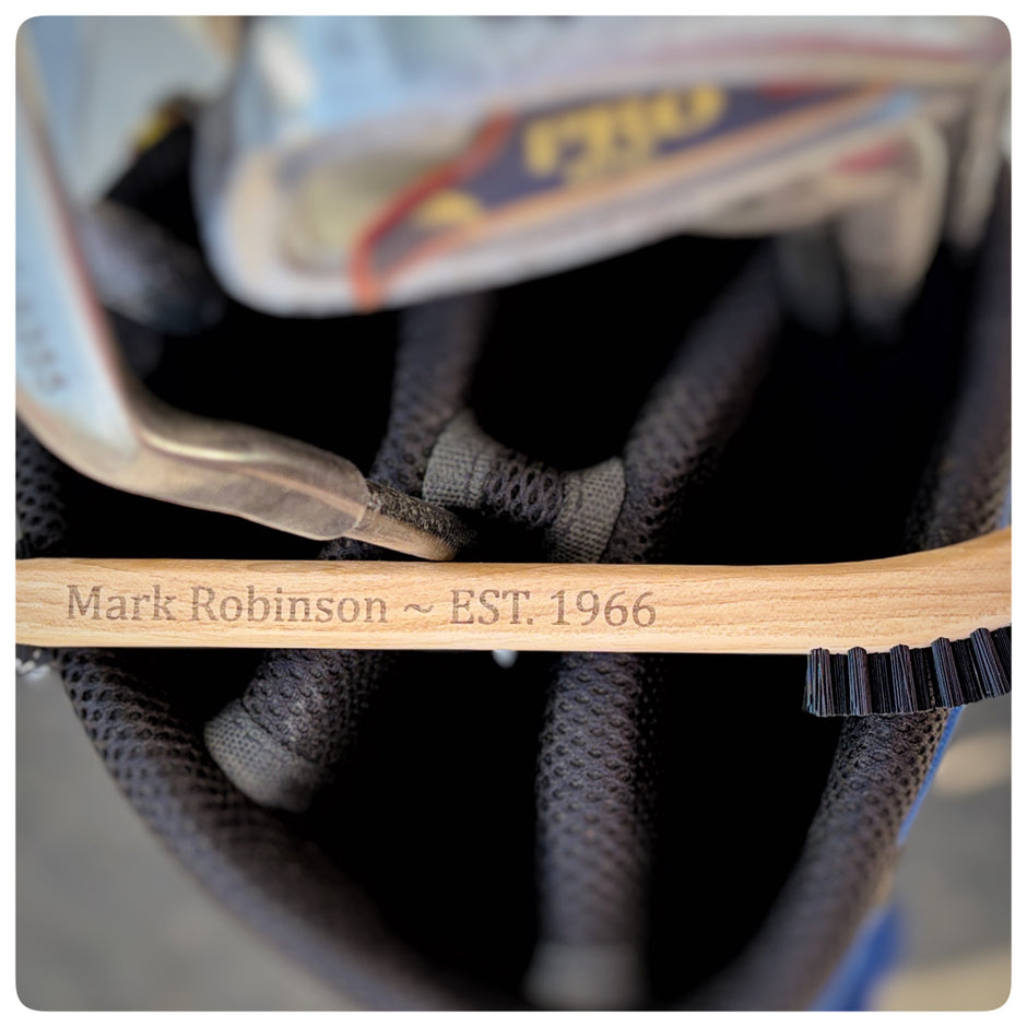 Personalised Sports Boot And Shoe Brush