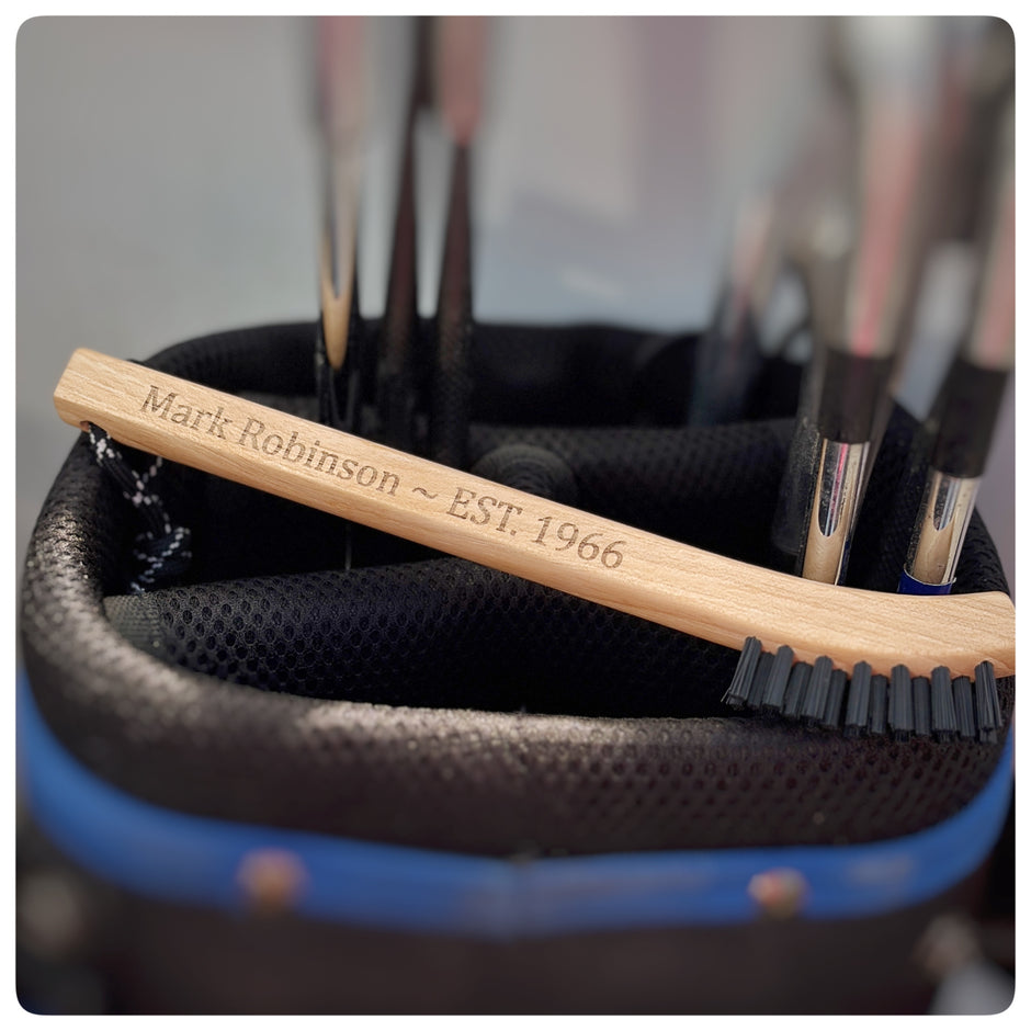 Personalised Sports Boot And Shoe Brush