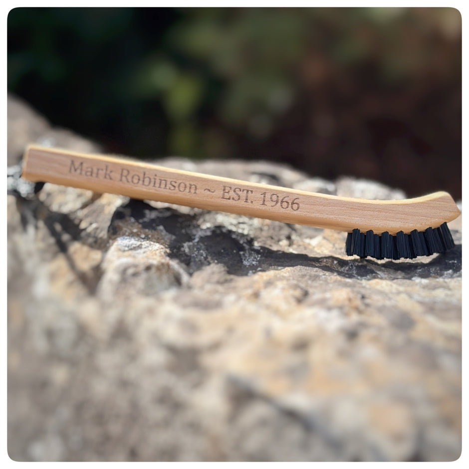 Personalised Sports Boot And Shoe Brush