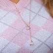 Personalised Gold, Silver or Rose Gold Silver Stirrup Necklace
