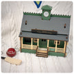 Personalised Cricket Pavilion Desk Tidy Trinket Box
