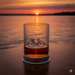Personalised Cycling Whisky Glass | Unique Cyclist Gift