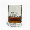 Personalised Cycling Whisky Glass | Unique Cyclist Gift