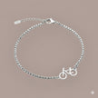 Personalised Cyclists Bracelet In Gold Or Silver