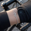 Personalised Cyclists Bracelet In Gold Or Silver