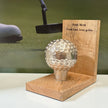 Personalised Golf Ball Ornament – Handmade Golf Gift & Alternative Trophy