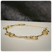 18ct Gold Plated Snaffle Bit Bracelet