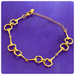 18ct Gold Plated Snaffle Bit Bracelet