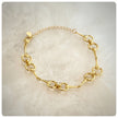 18ct Gold Plated Snaffle Bit Bracelet