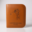 Personalised Golfer’s Accessory Gift Set – Tan Leather Case