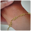 18ct Gold Plated Snaffle Bit Bracelet