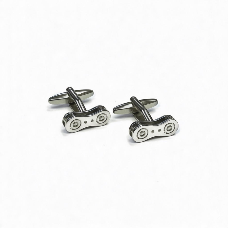 Personalised Bicycle Chain Link Cufflinks