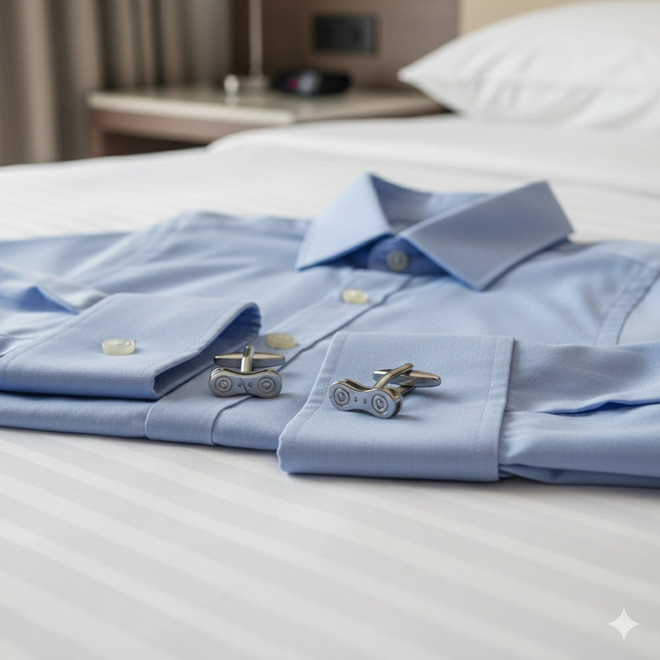 Personalised Bicycle Chain Link Cufflinks