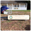 Personalised Mini Cricket Bat With Clock With Free Display Stand