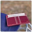 Vintage Leather Cricket Credit Card Holder