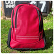 Personalised Cricket Red Rucksack