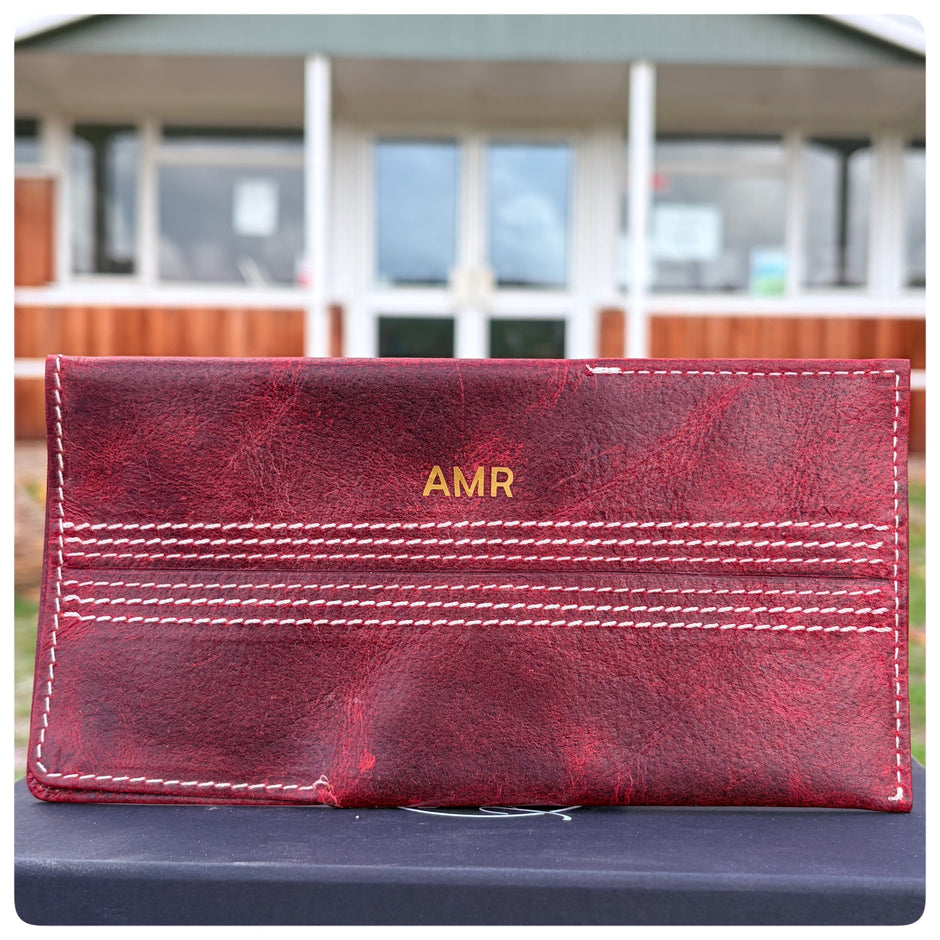 Personalised Leather Cricket Glasses Case