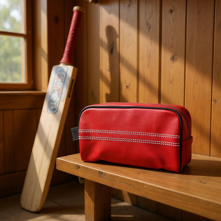 Red Cricket Wash Bag
