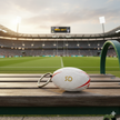Rugby Ball Keyring - Handmade Rugby Gift for Fans
