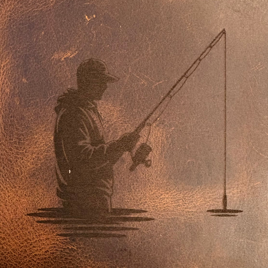 Personalised Buffalo Leather Washbag