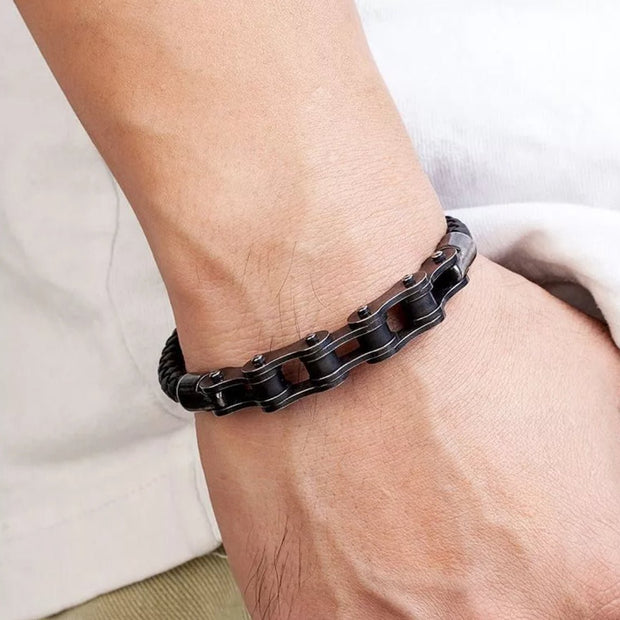 Personalised Bike Chain Bracelet