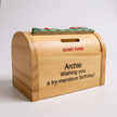 Personalised Rugby Money Box/Piggy Bank