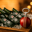 Personalised Cricket Ball Bottle Opener, Full Size Ball